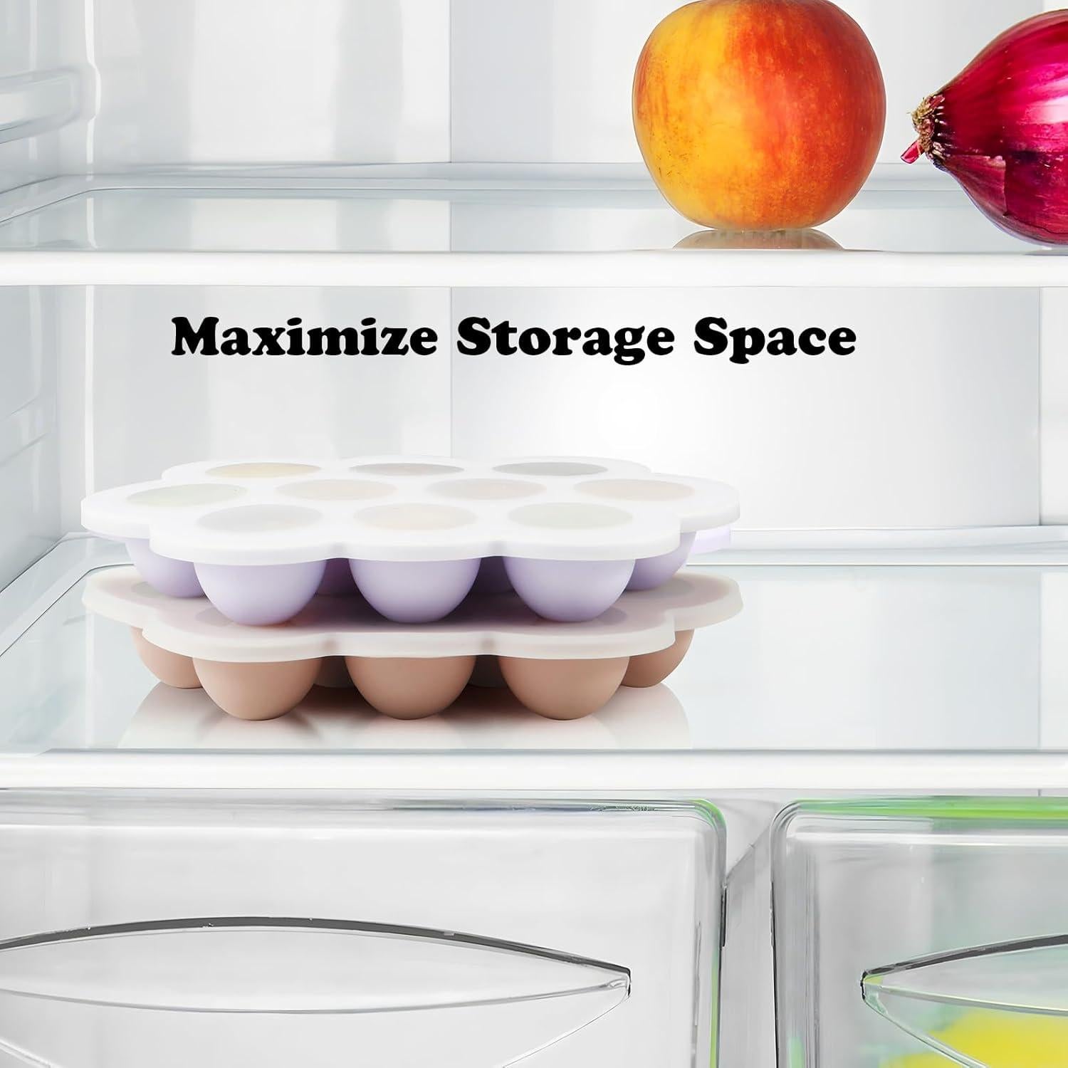 Bandeja de Silicona para Alimentos Bebés PandaEar 2 Pack