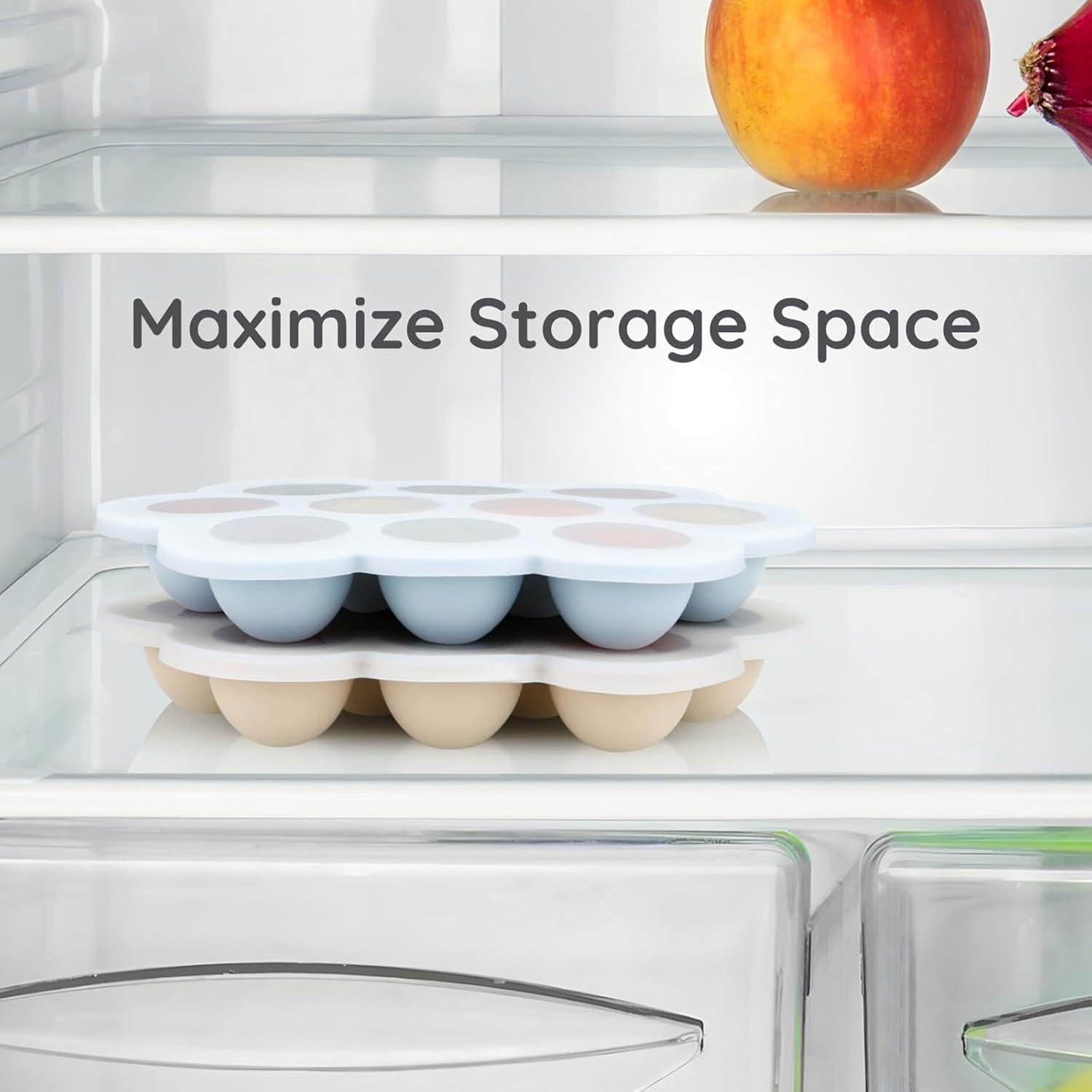 Bandeja de Silicona para Bebés PandaEar 3 Pack - 10 Compartimentos