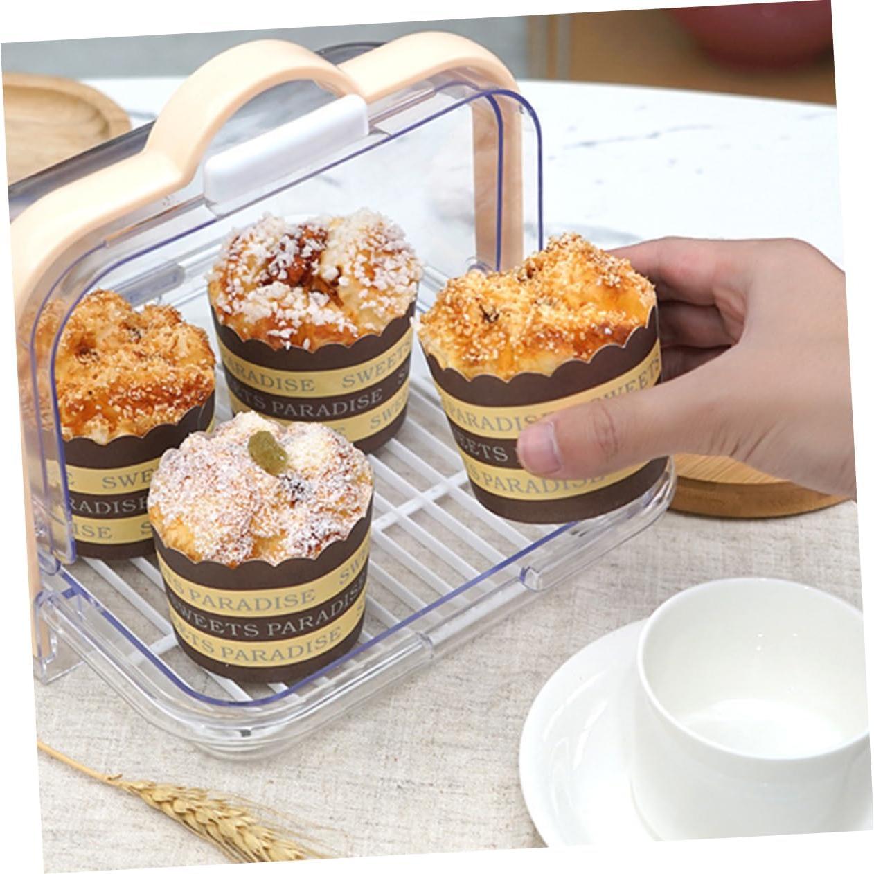 Caja organizadora de biberones MUCKLILY con tapa y escurridor