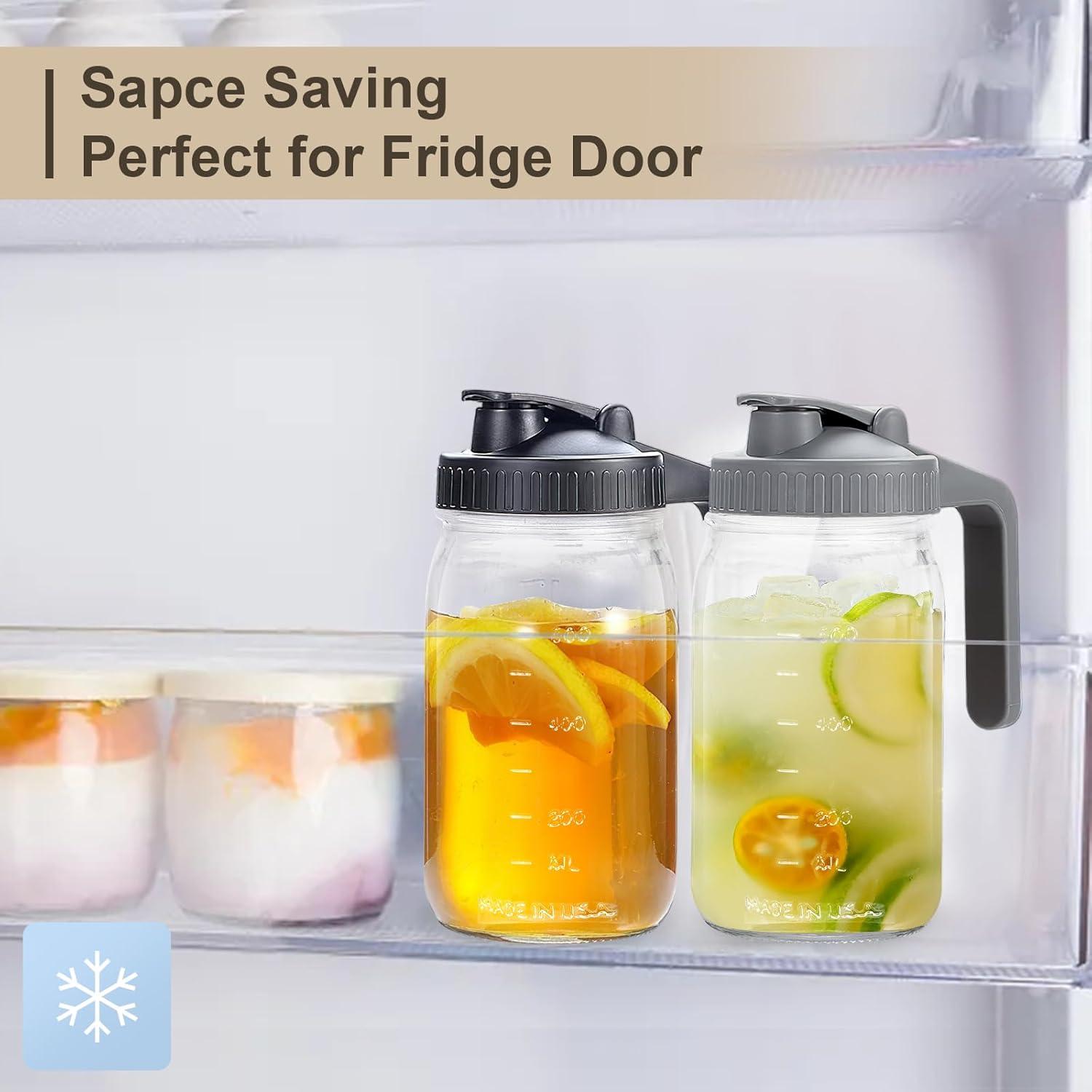 Jarra de Leche Materna AoeJarry 32oz Vidrio Hermético 2Pack