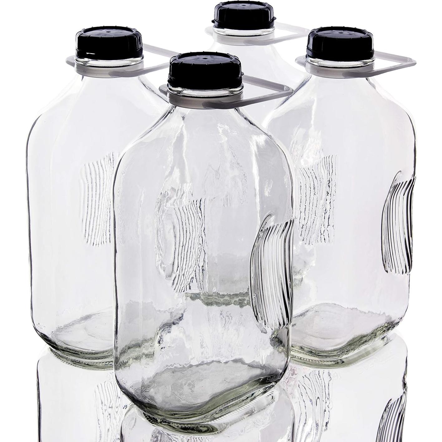 Botellas de Vidrio Reutilizables North Mountain 64 Oz - Paquete de 4