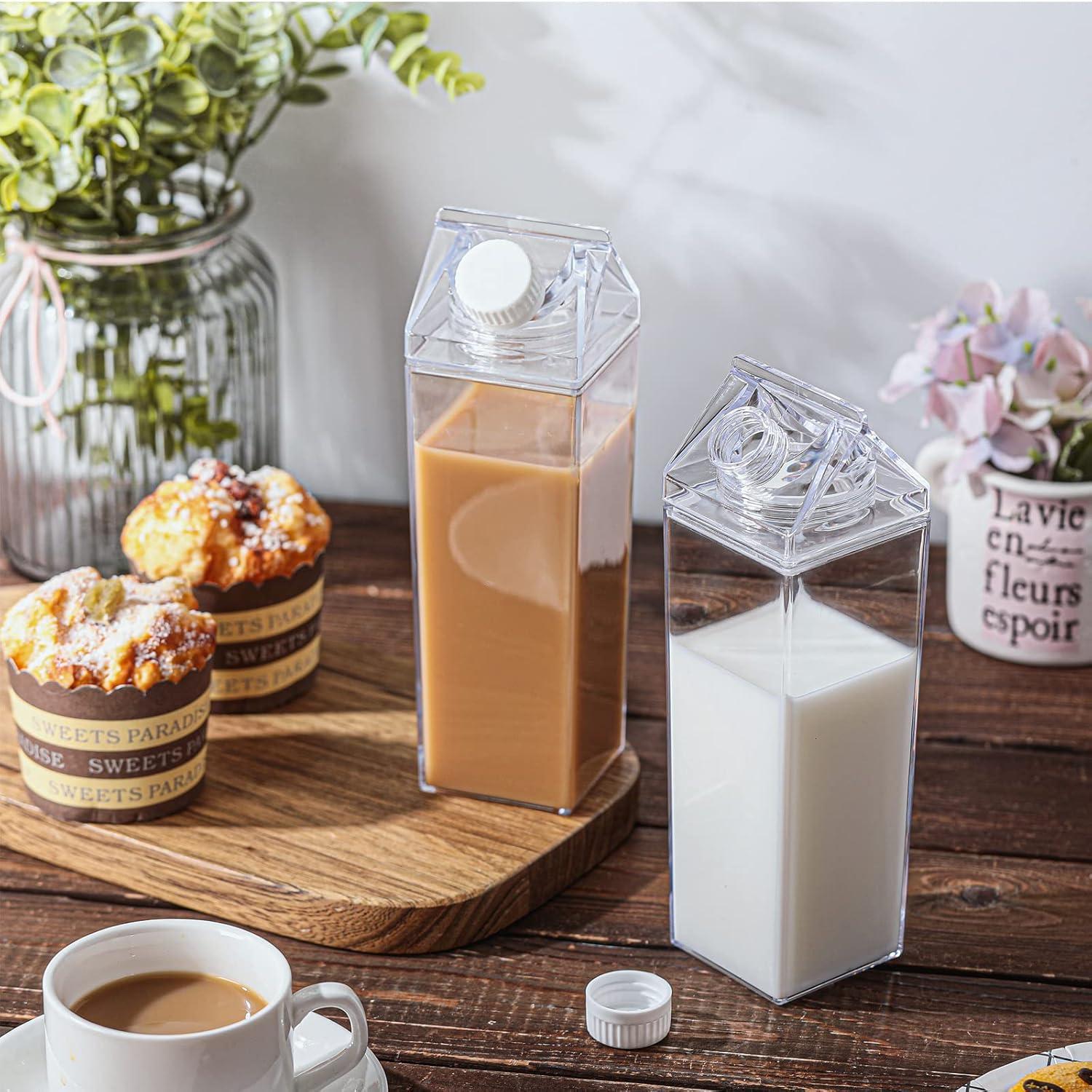 Botellas de Agua Reutilizables CHENGU 1000 ml Transparentes (2 Pzs)