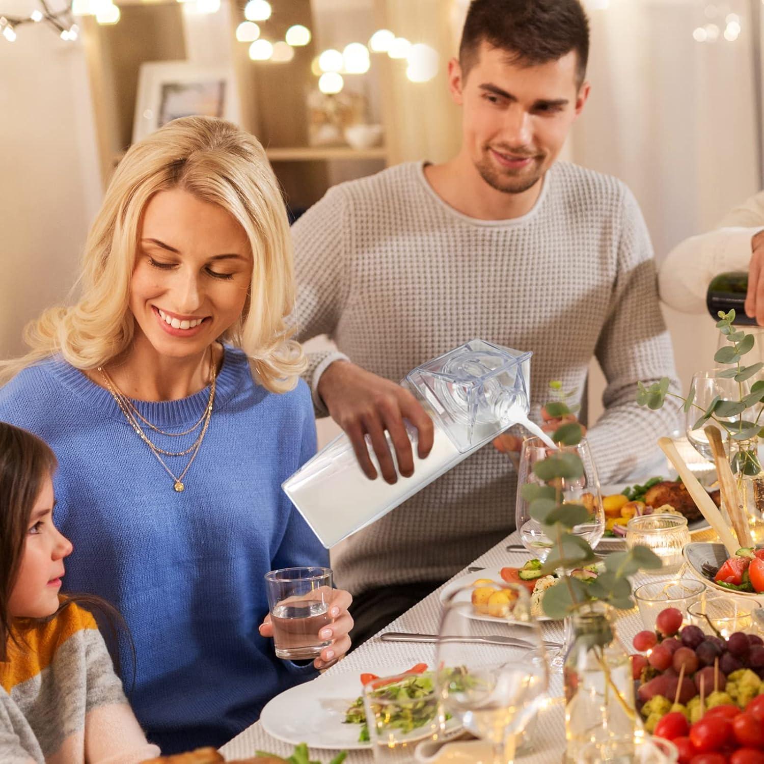 Botellas de Agua Reutilizables CHENGU 1000 ml Transparentes (2 Pzs)