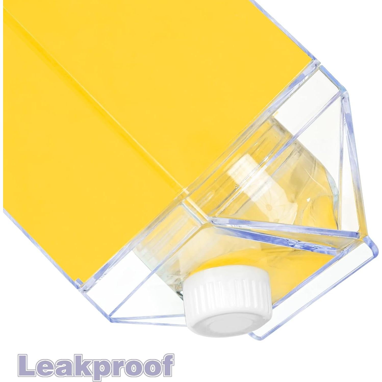 Botellas de Agua Reutilizables KALYLOC 4Pcs 1008ml Cuadradas