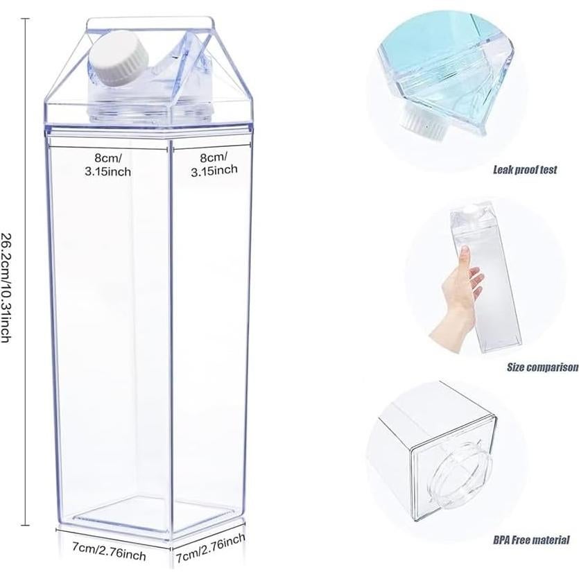 Paquete de 4 Botellas de Agua Reutilizables Howpinzz 1000ml