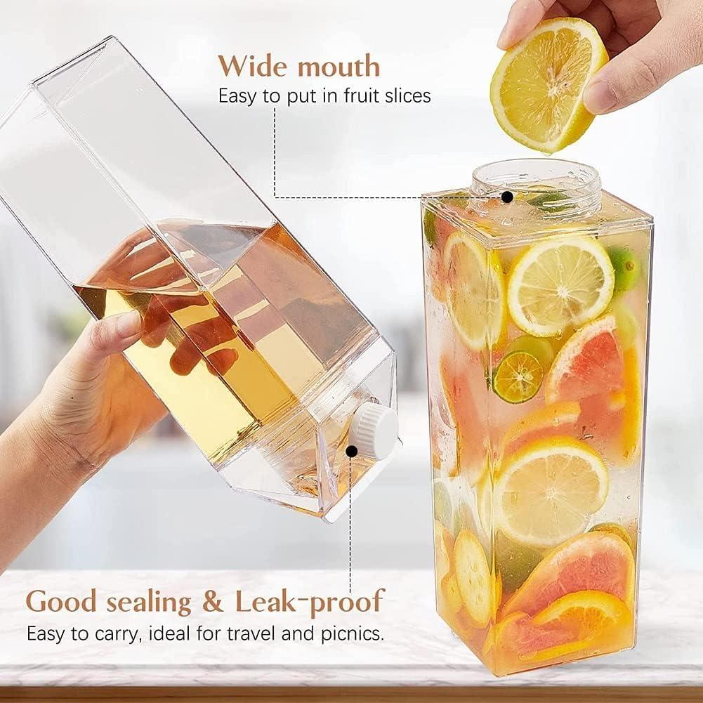 Paquete de 4 Botellas de Agua Reutilizables Howpinzz 1000ml