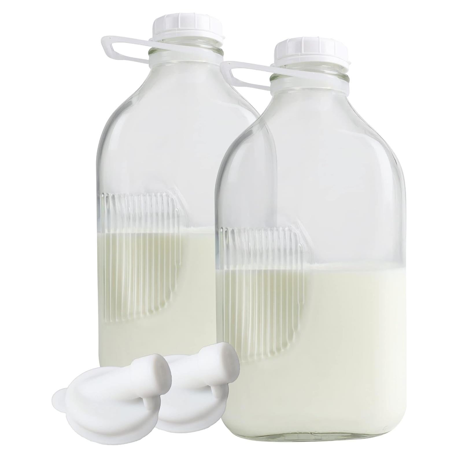 Botellas de Vidrio Reutilizables The Dairy Shoppe 64 oz - 2 Piezas
