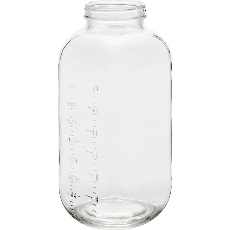 Botellas de Vidrio Vintage Crystal Country 32 oz con Tapas