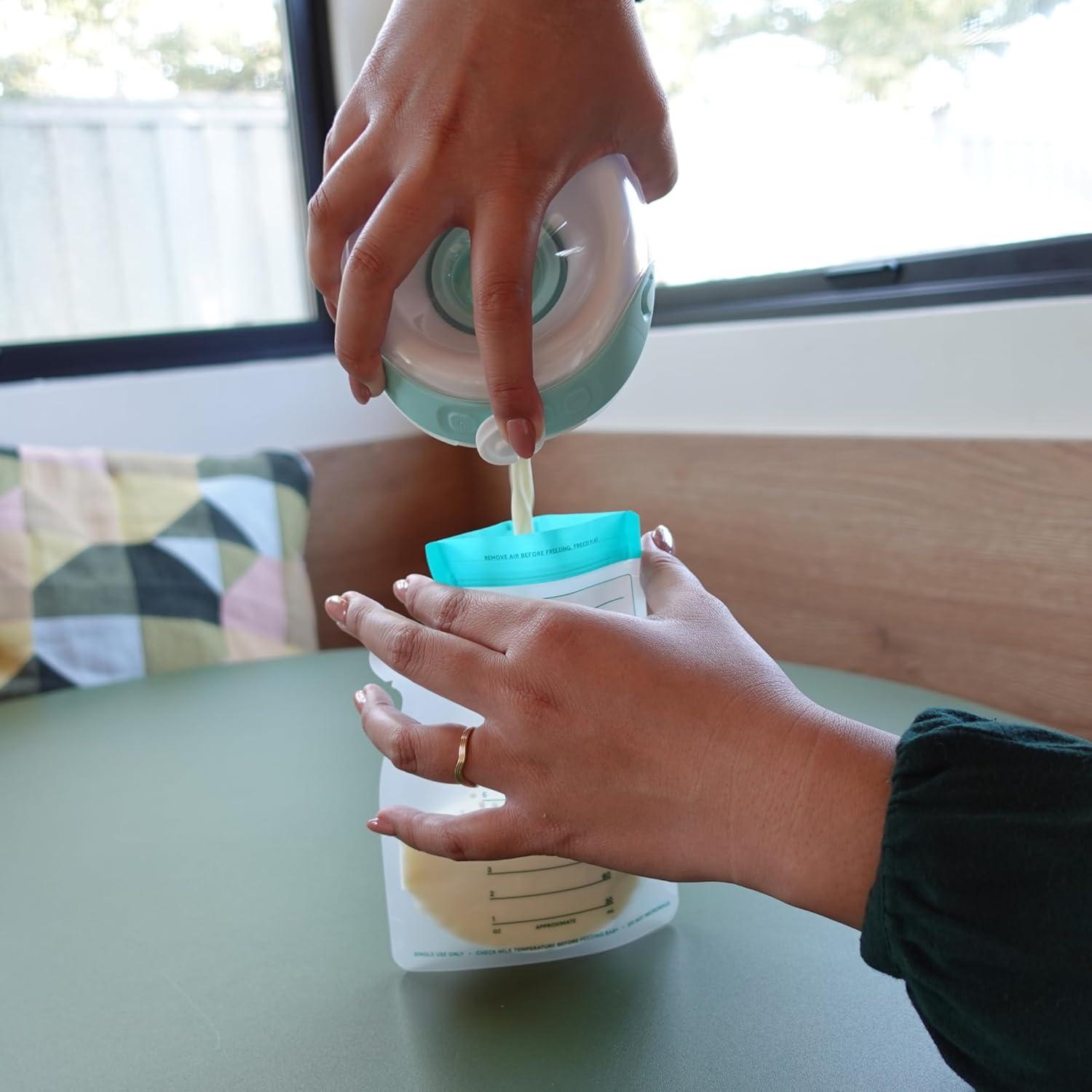 Jarra de vidrio para leche materna Willow 946 ml + 100 bolsas 240 ml