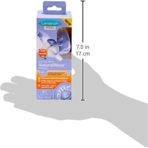 Botella de Alimentación Lansinoh Momma 148 ml con Tetina NaturalWave