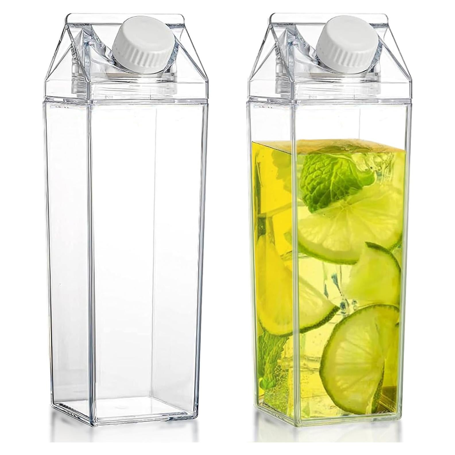 Paquete de 2 Botellas de Agua Canumer 1 L A Prueba de Fugas