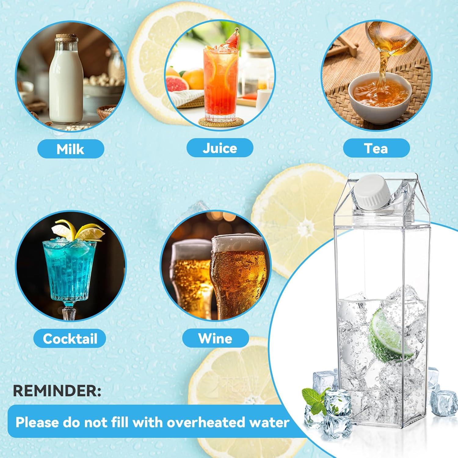 Paquete de 2 Botellas de Agua Canumer 1 L A Prueba de Fugas