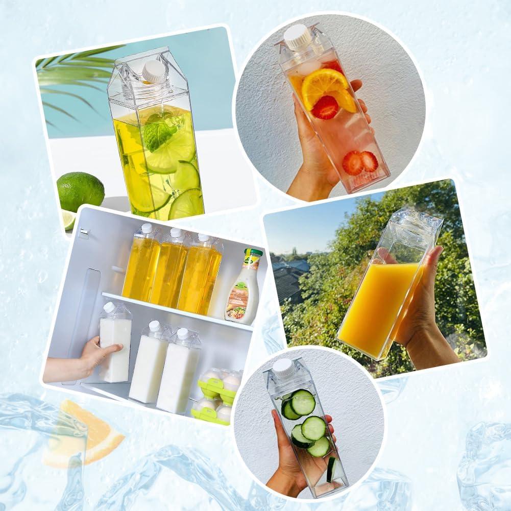 Paquete de 2 Botellas de Agua Canumer 1 L A Prueba de Fugas