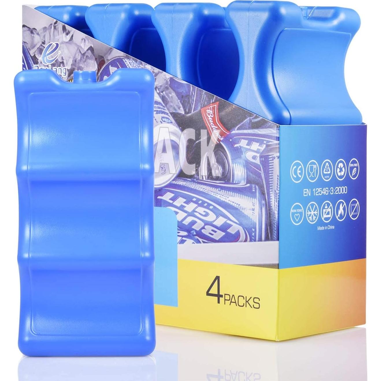 Set de 4 Paquetes de Hielo Reutilizables Cool Ice 600g