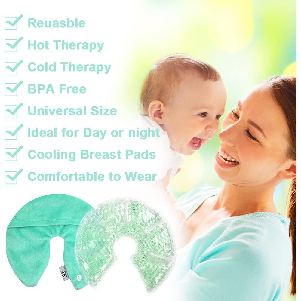 Paquete Terapia Pecho Gel Frío Caliente Conbella 4 Unidades