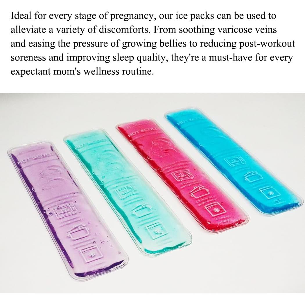 Paquete de Hielo Postparto Reutilizable HI FINE CARE - 2 Almohadillas Frías