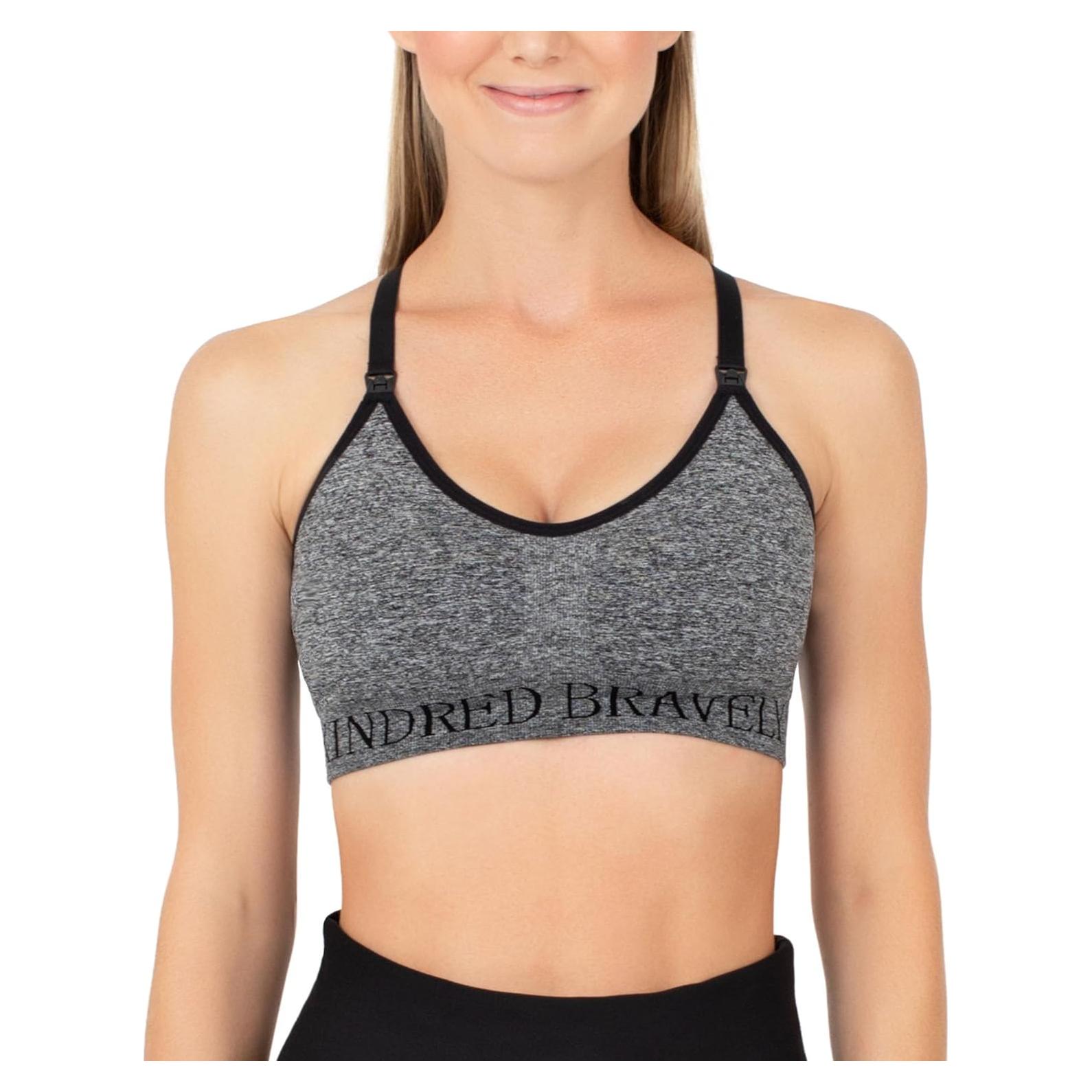 Sostén Deportivo de Lactancia Kindred Bravely - Mediano Gris