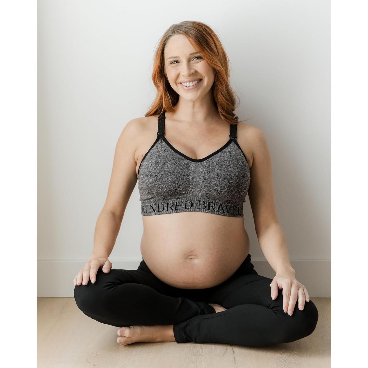 Sostén Deportivo de Lactancia Kindred Bravely - Mediano Gris