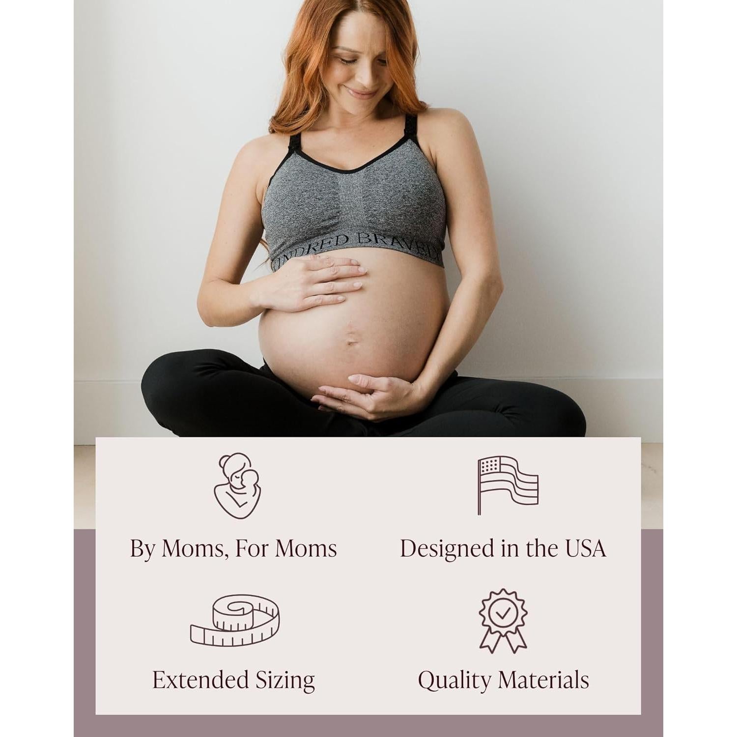 Sostén Deportivo de Lactancia Kindred Bravely - Mediano Gris