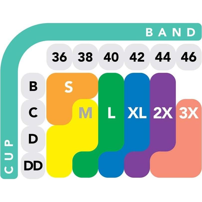 Sostén de Lactancia Sin Costuras Playtex 4956 Negro S-3X