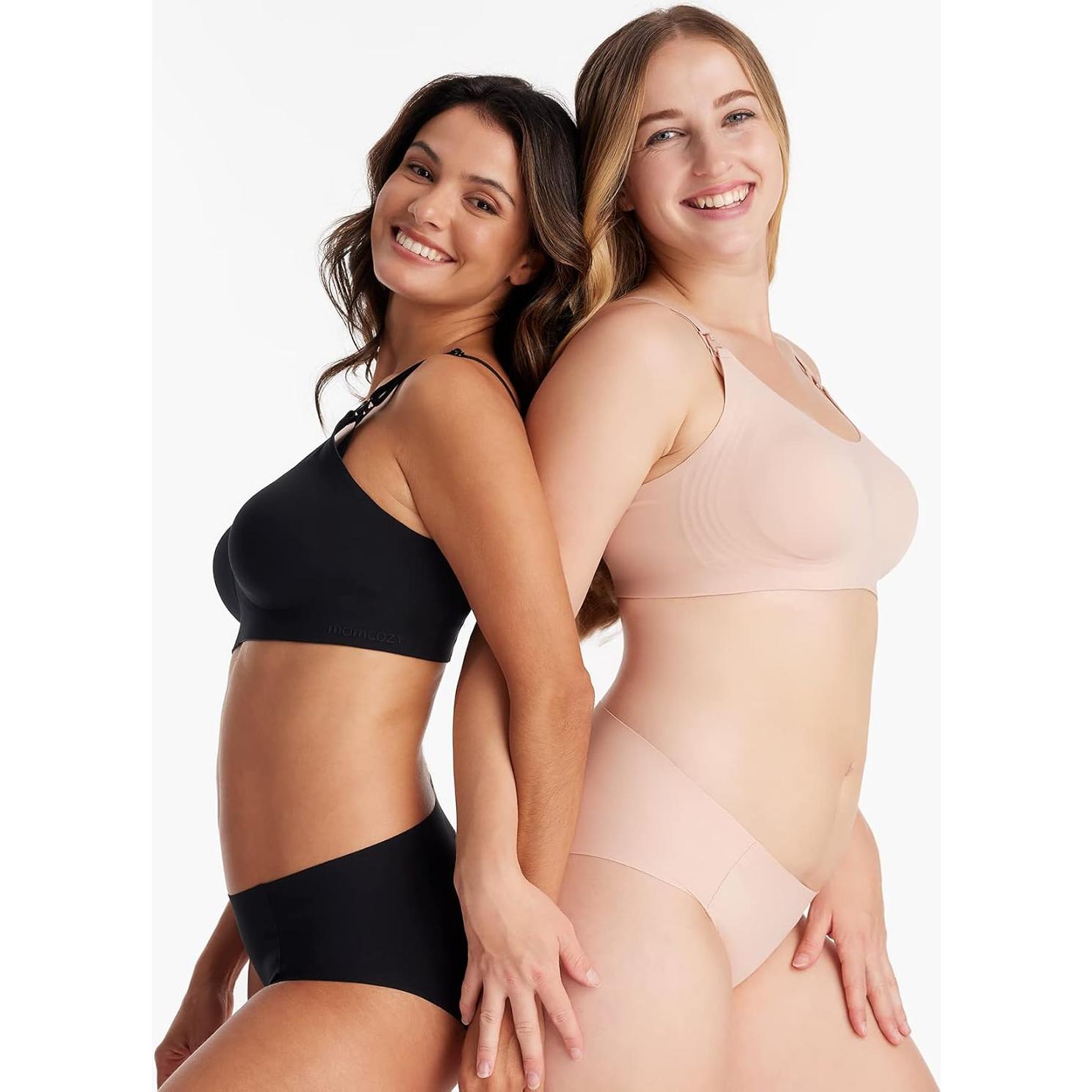 Sostén de Lactancia Momcozy FB016 Sin Costuras Negro