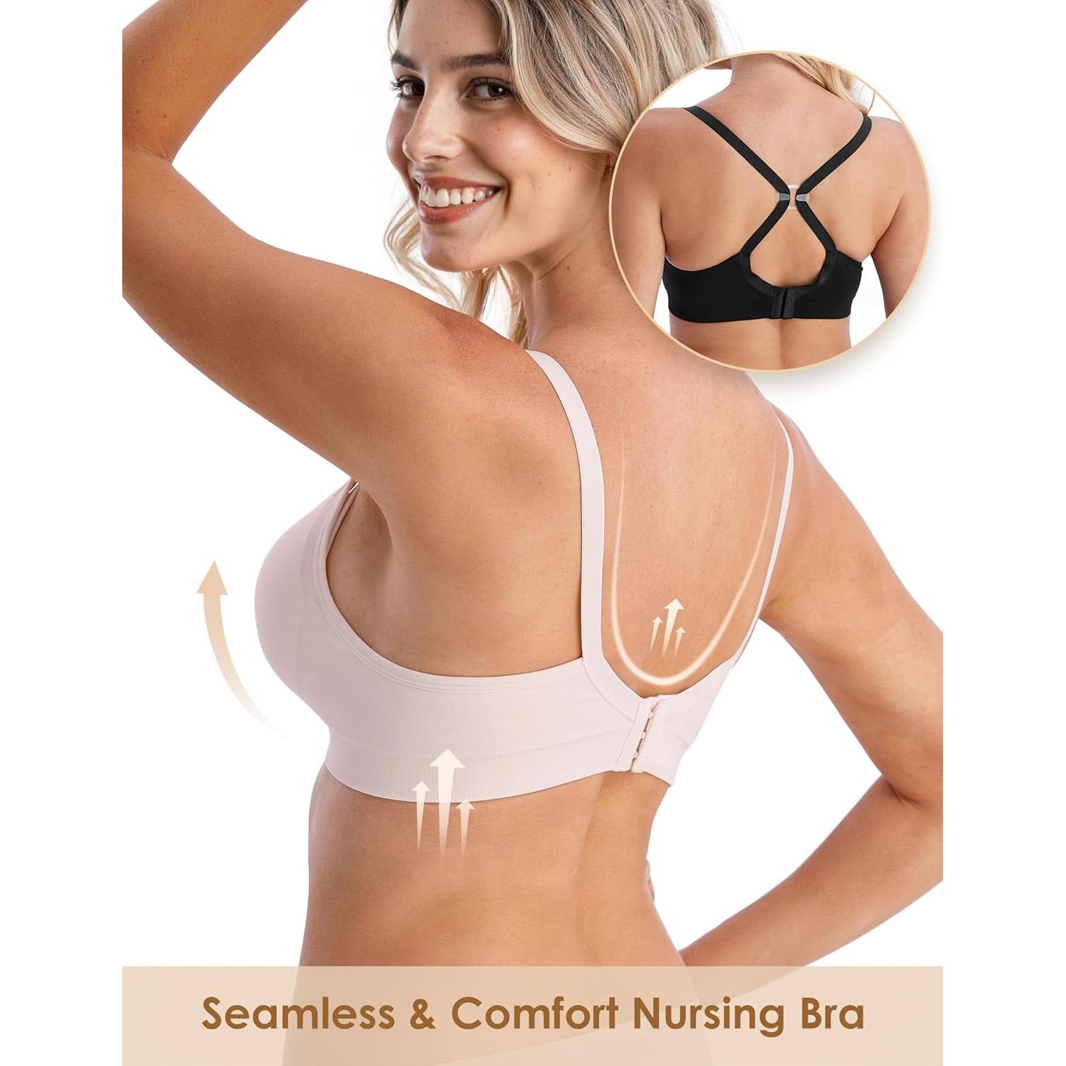Sujetadores de Maternidad HOFISH para Lactancia - Paquete de 3