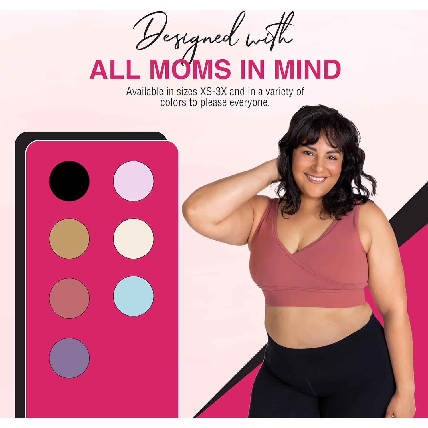 Sostén de Lactancia Manos Libres Luxe Diario - Talla X-Large Negro