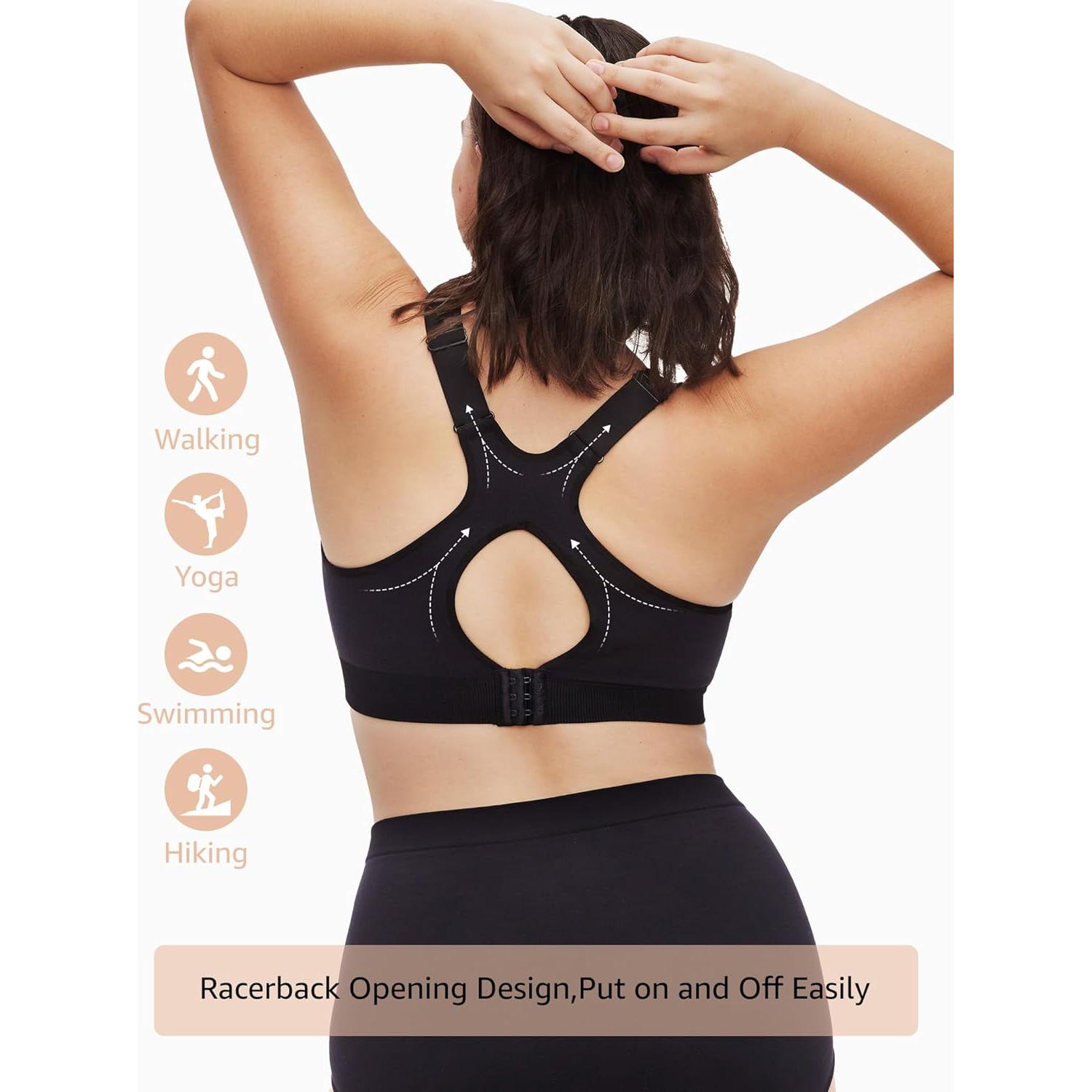 Sujetador de Lactancia HOFISH Sin Aros para Maternidad - Negro