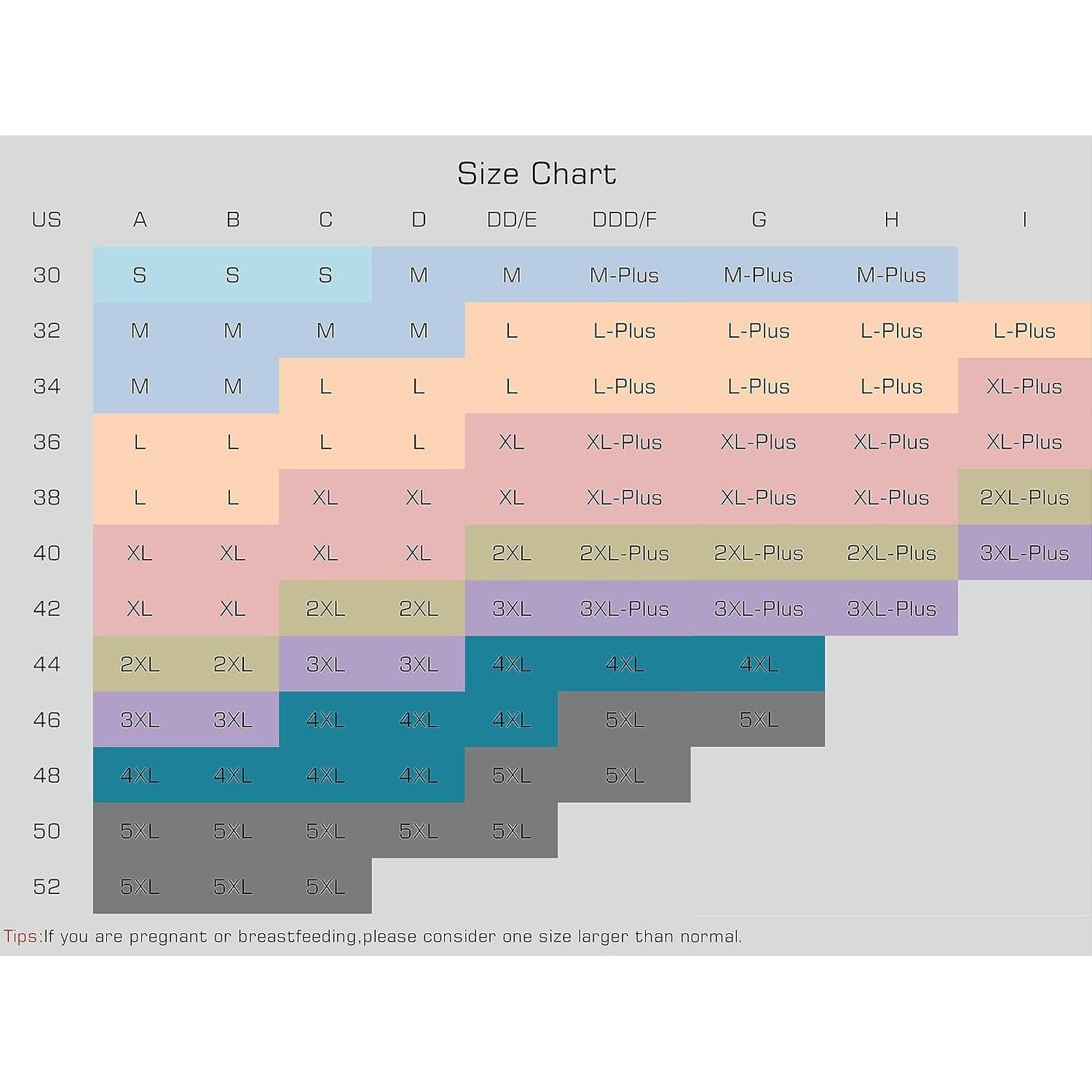 Sujetador Deportivo de Lactancia Suekaphin 3 Pack Grande