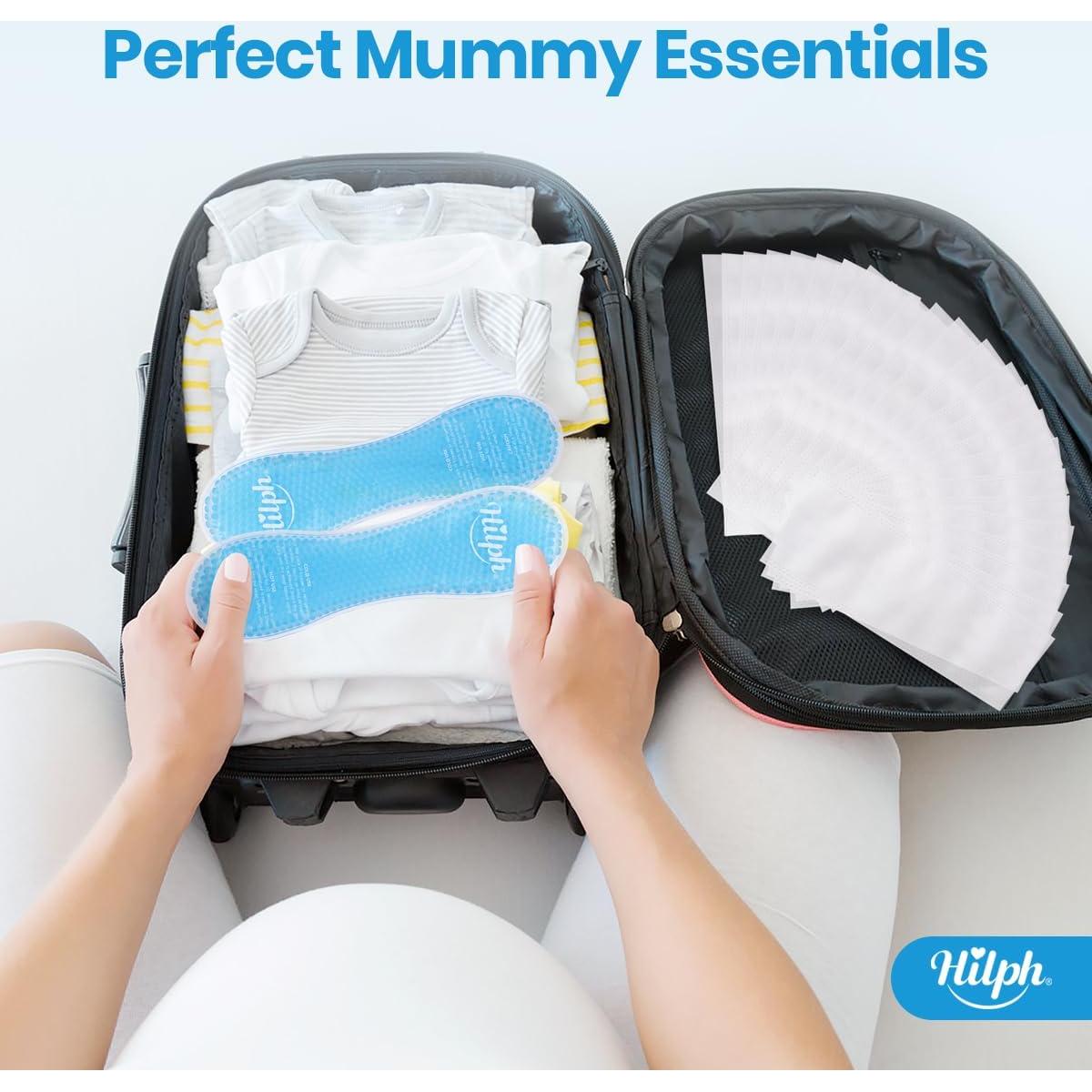 Paquete de Hielo Perineal Hilph - 2 Almohadillas + 24 Fundas