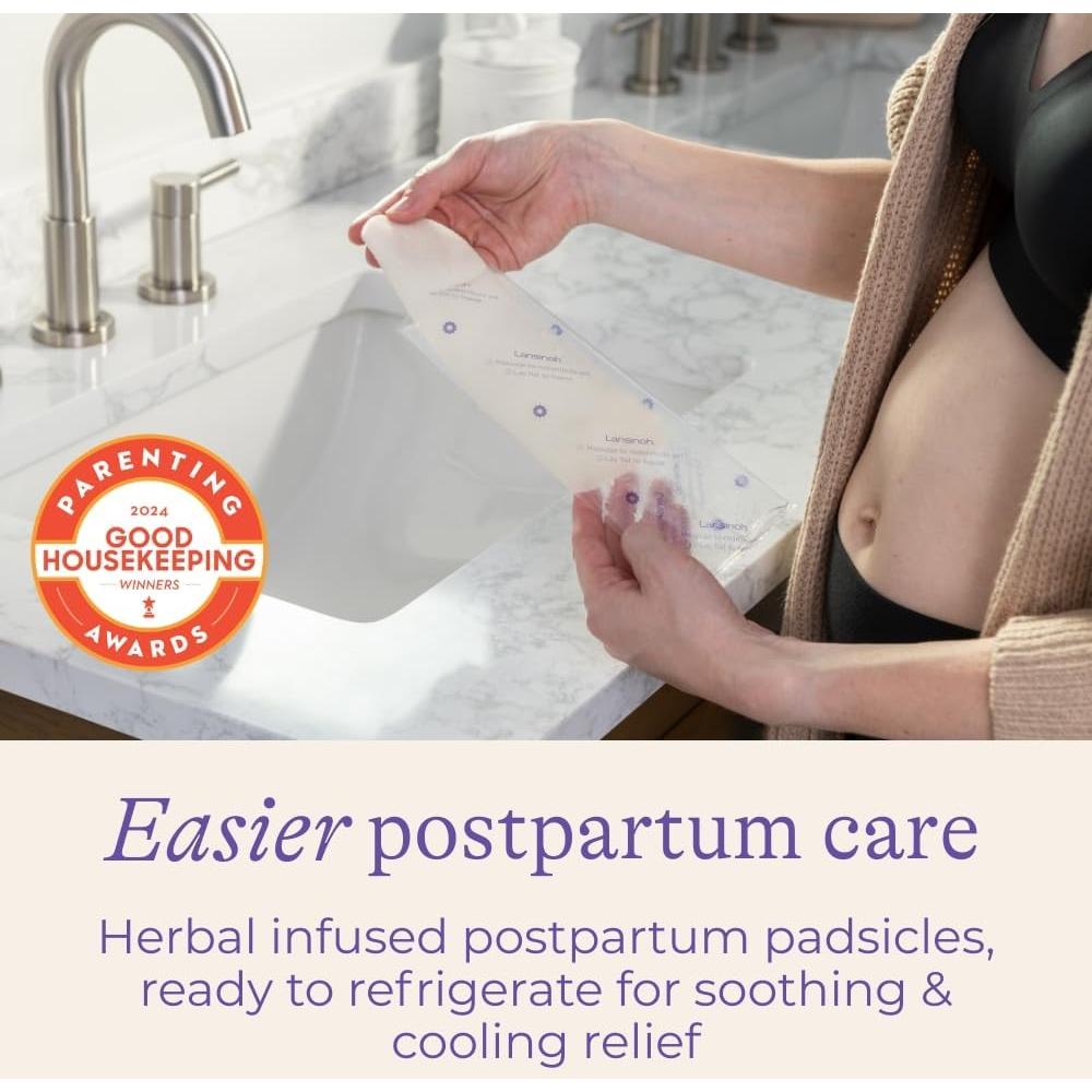 Compresas Frías Postparto Lansinoh - 12 Padsicles con Aloe Vera