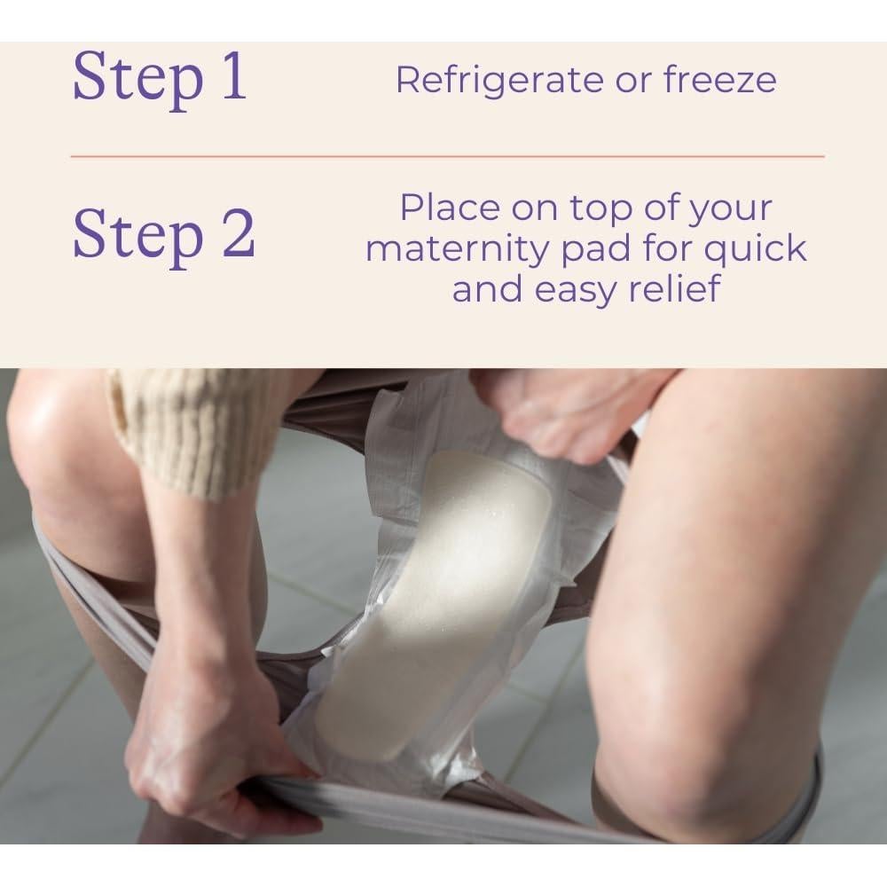 Compresas Frías Postparto Lansinoh - 12 Padsicles con Aloe Vera