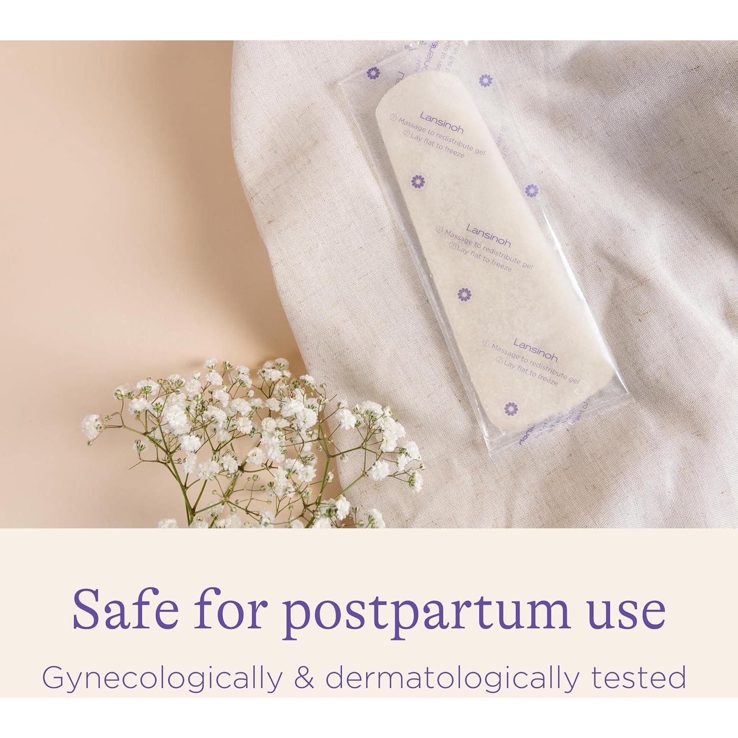 Compresas Frías Postparto Lansinoh - 12 Padsicles con Aloe Vera