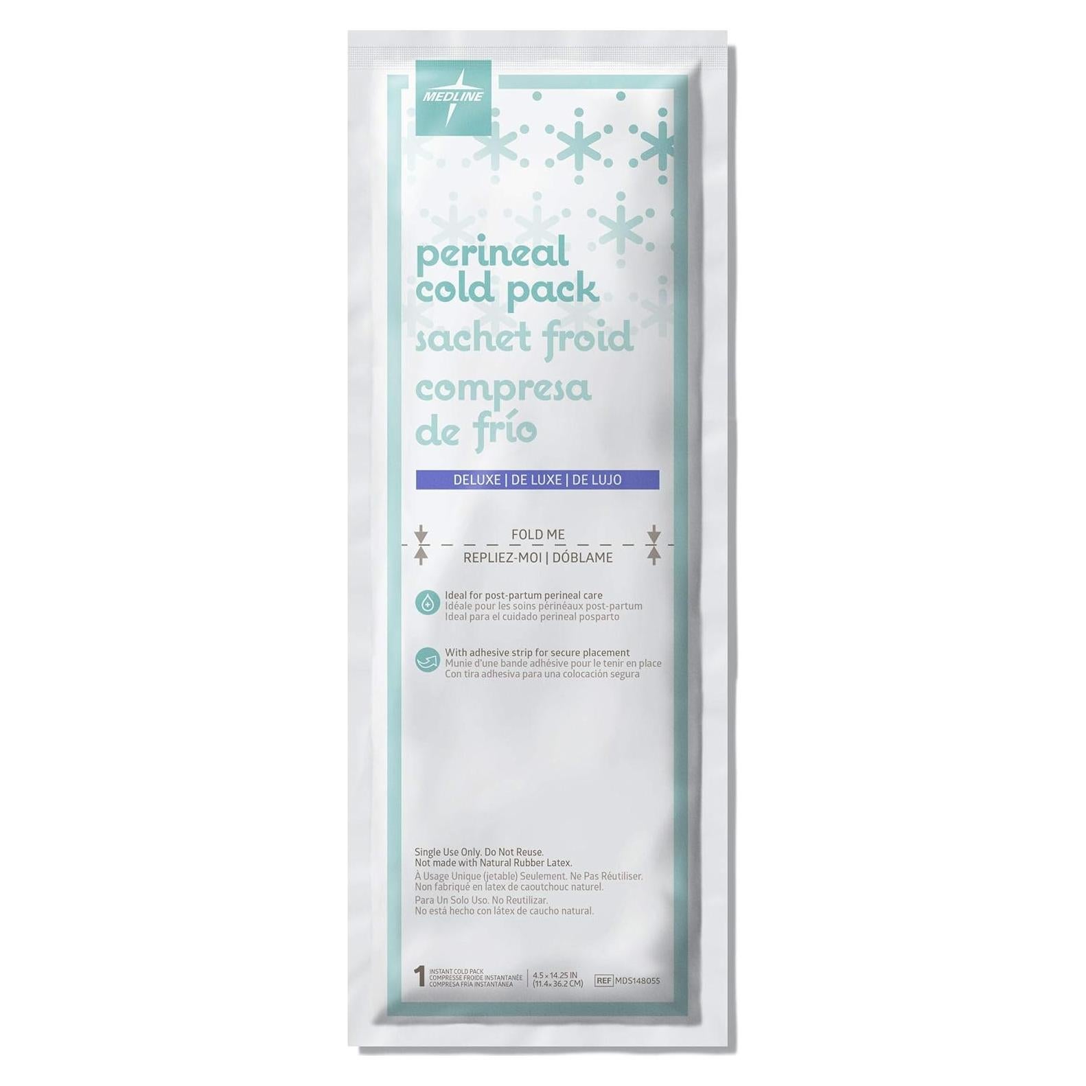 Paquete Frío Perineal Deluxe Medline 24 Unidades 11.4x36.2cm