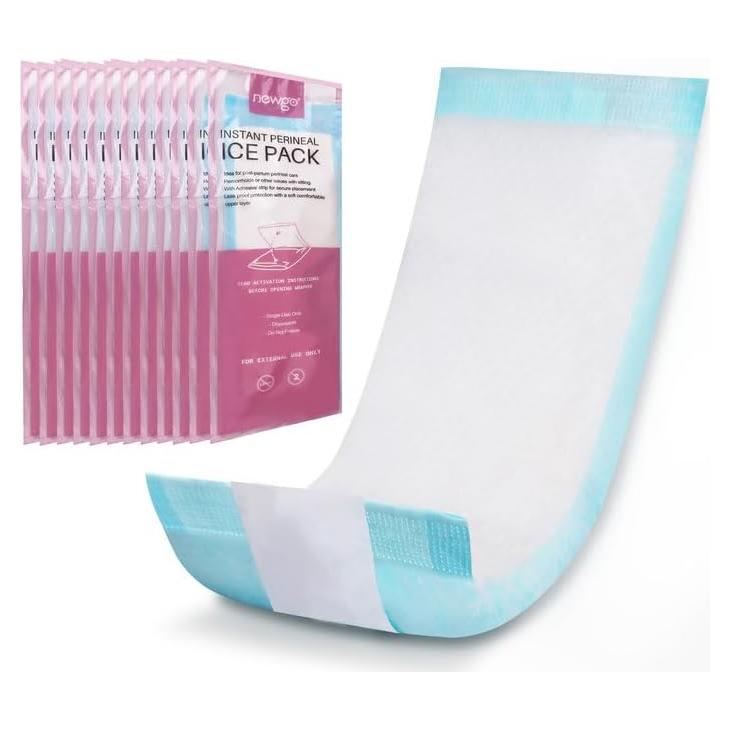 Paquetes Fríos Desechables NEWGO Postparto 12 Pcs Alivio Dolor
