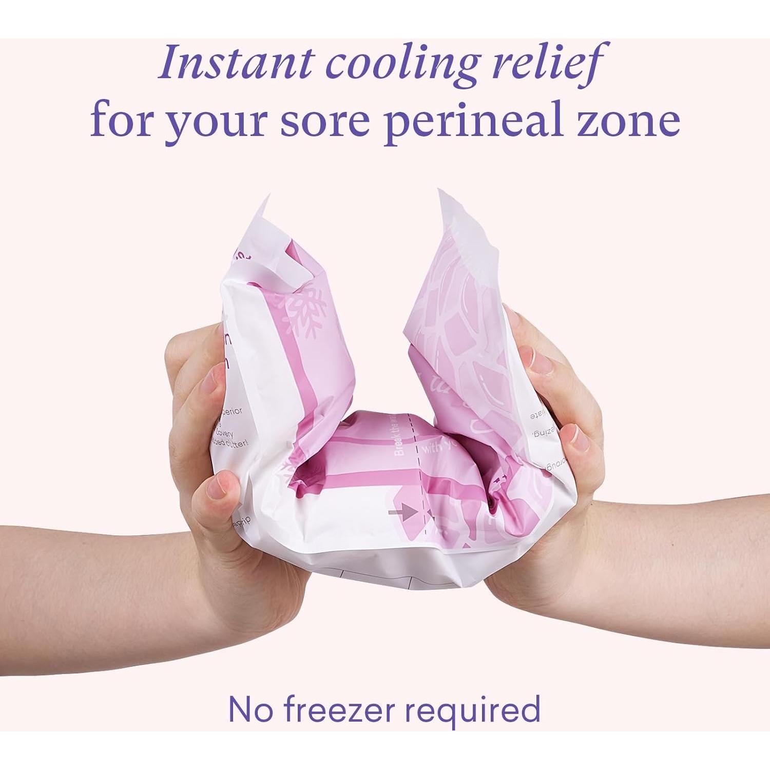 Compresas Postparto 2-en-1 PurComfy - 10 Unidades Alivio Dolor