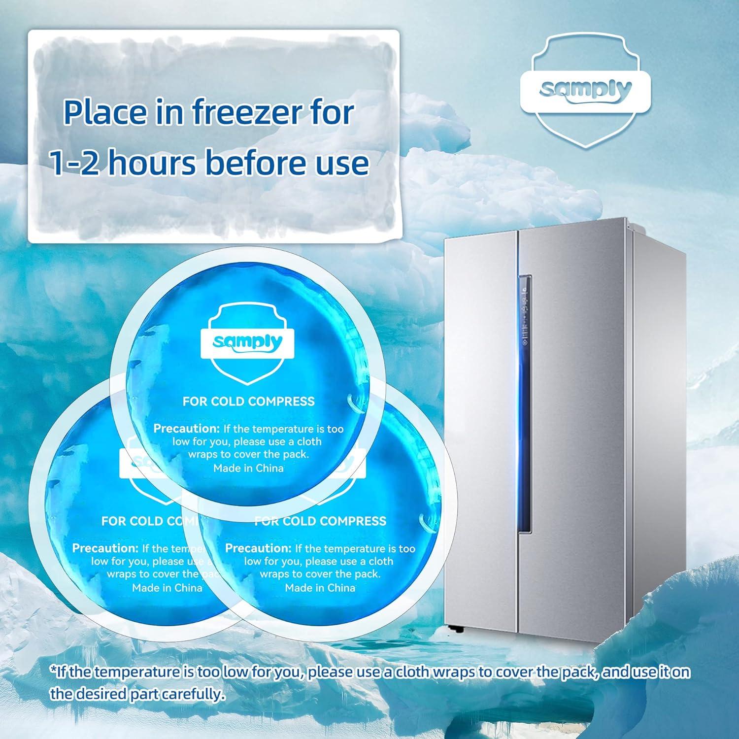 Paquetes de Hielo de Gel Samply - 5 Mini Compresas Frías