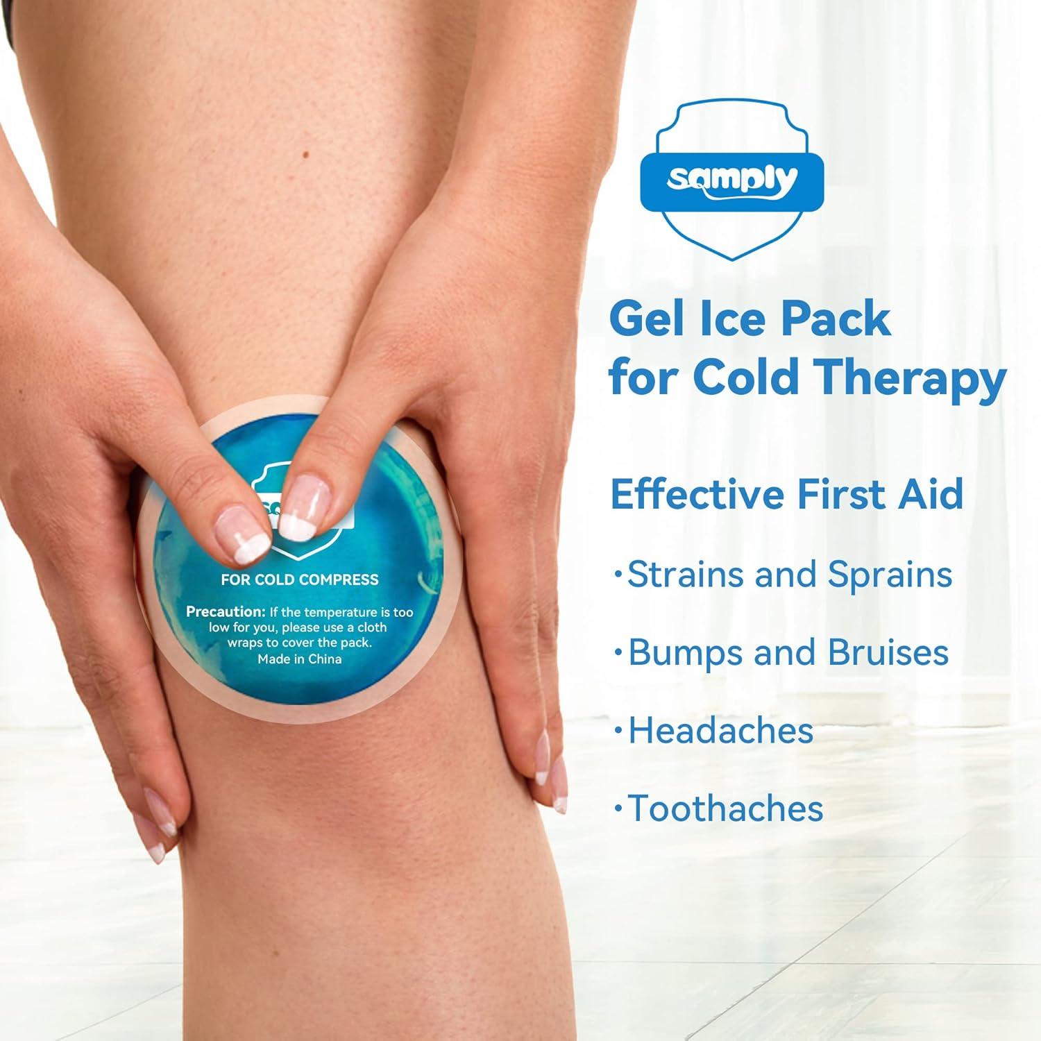Paquetes de Hielo de Gel Samply - 5 Mini Compresas Frías
