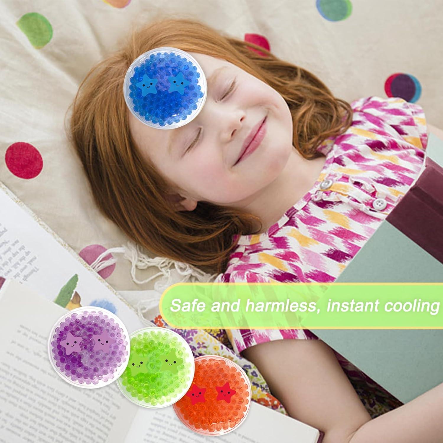 Paquete de Hielo Infantil DINGCAIDC - 8 Compresas Frías de Gel