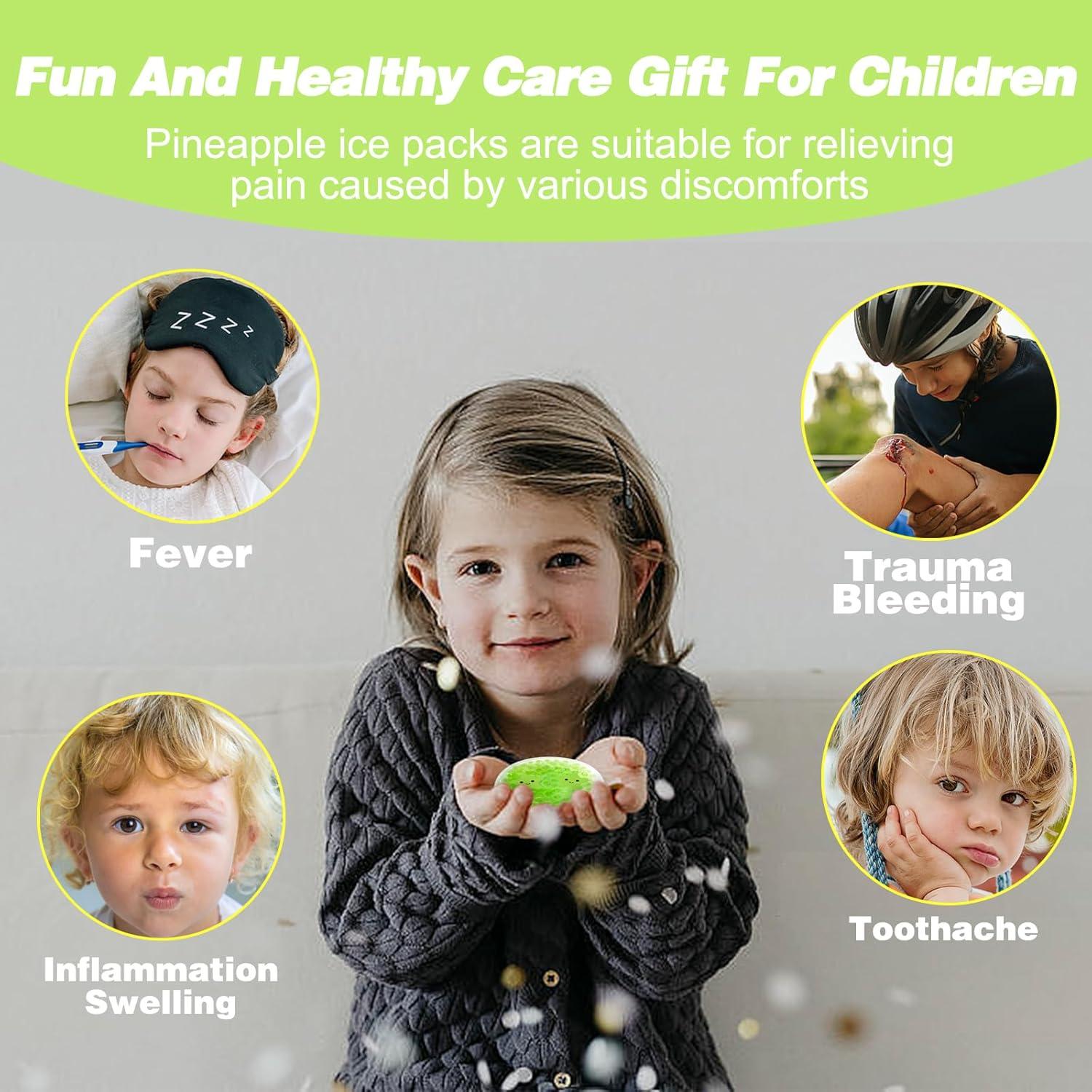Paquete de Hielo Infantil DINGCAIDC - 8 Compresas Frías de Gel