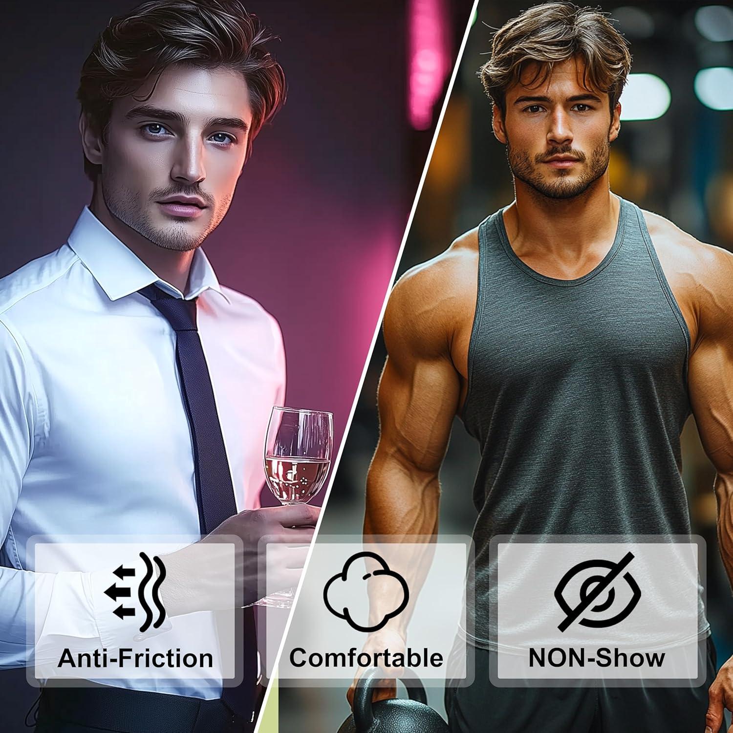 Cubiertas de Pezón para Hombres Bretape 100 Pcs Anti-Rozaduras