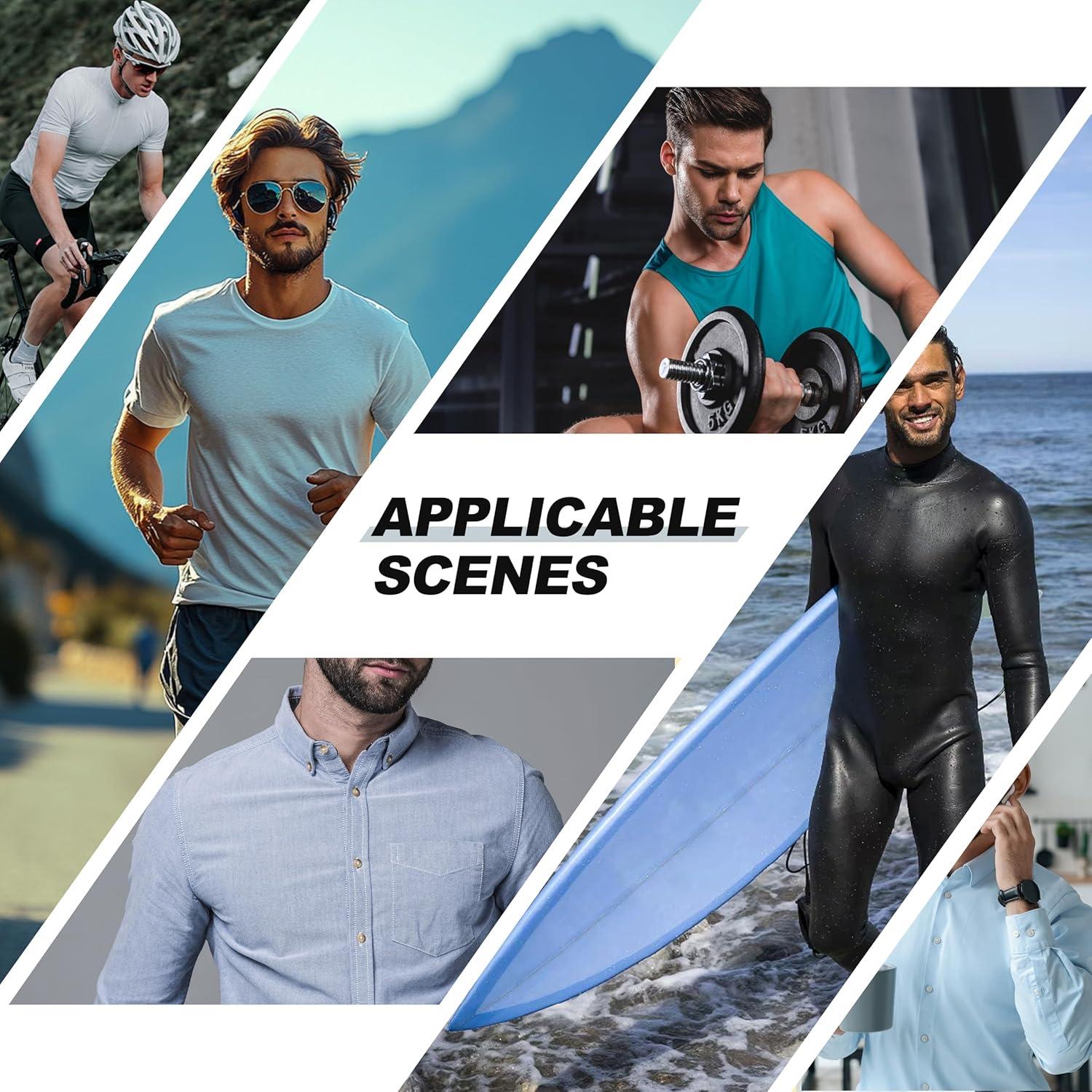 Cubiertas de Pezón para Hombres Bretape 100 Pcs Anti-Rozaduras