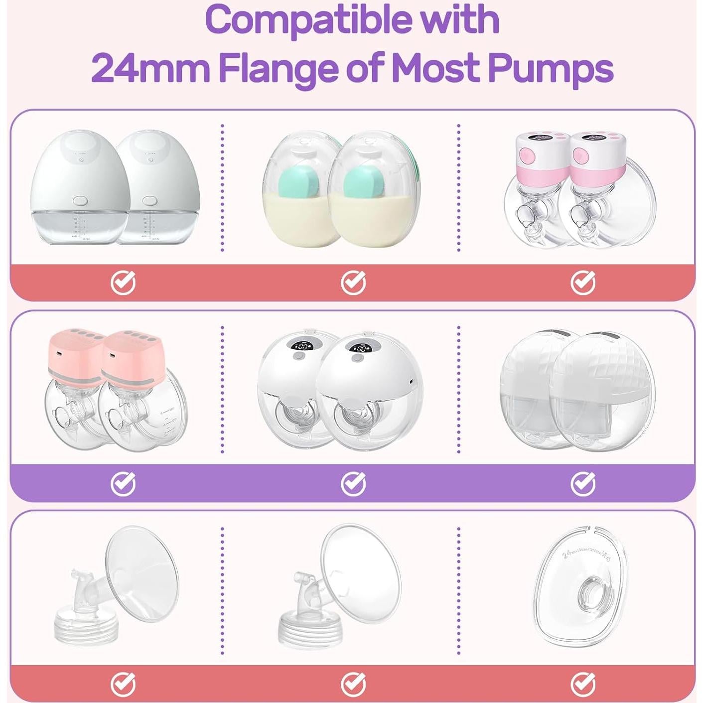 Kit de Bridas Nuliie 10PCS 13-21mm para Bombas de Pecho