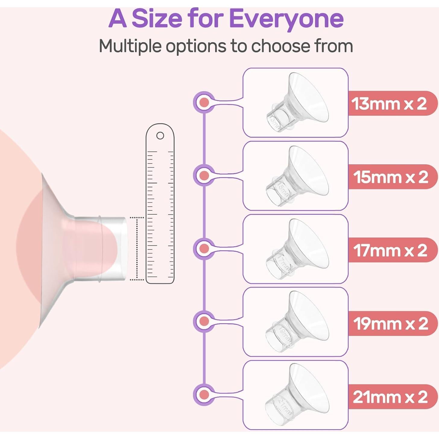 Kit de Bridas Nuliie 10PCS 13-21mm para Bombas de Pecho