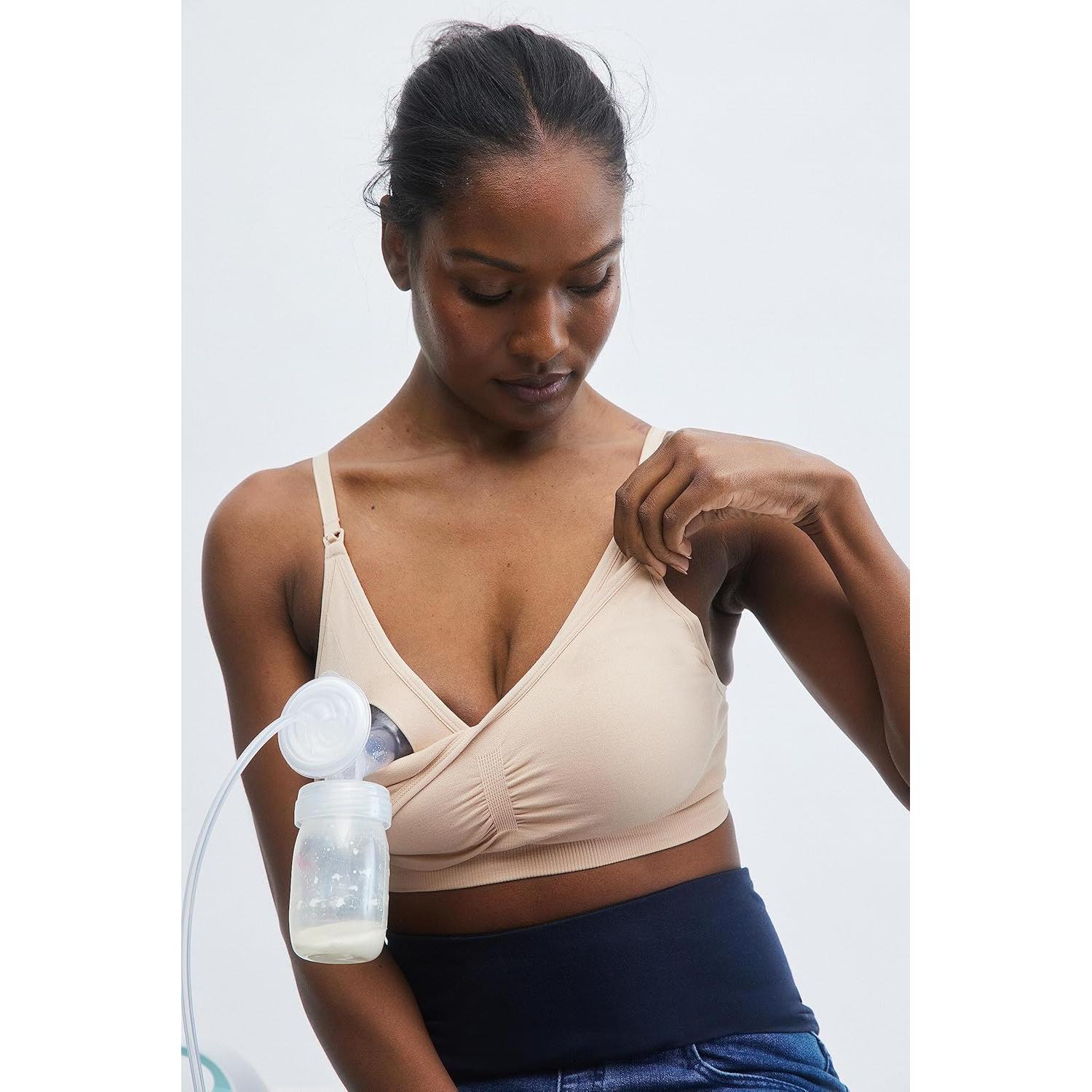 Sostenedor de Lactancia Sin Costuras Motherhood Maternity Mediano Nude