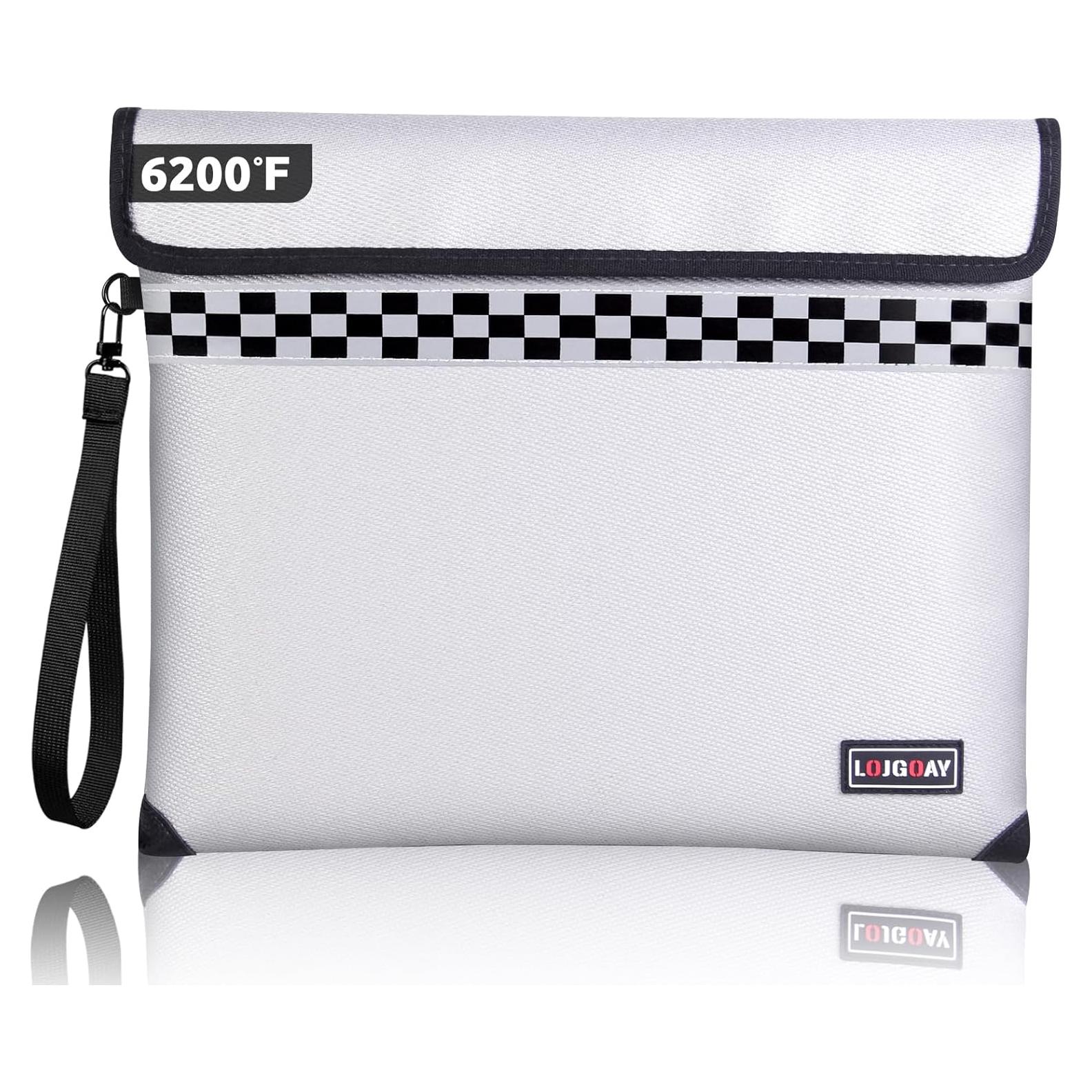 Bolsa a Prueba de Fuego LOJGOAY 33x28 cm Resistente al Agua