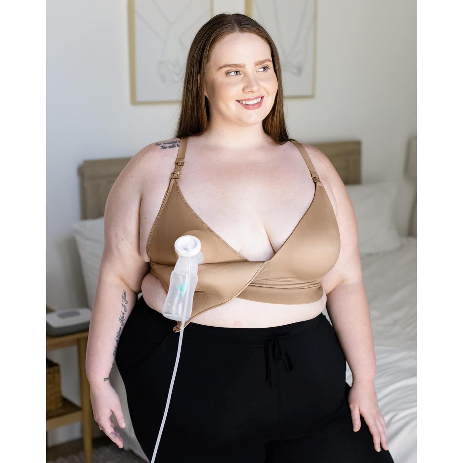 Sostén de Extracción Manos Libres Kindred Bravely T. XL Latte