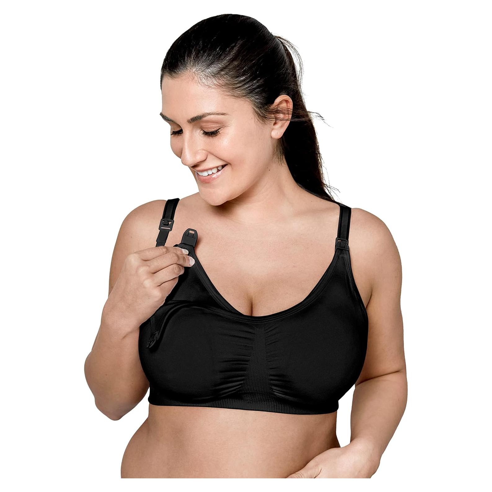 Sostén de Lactancia 3 en 1 Medela Negro T. Mediano