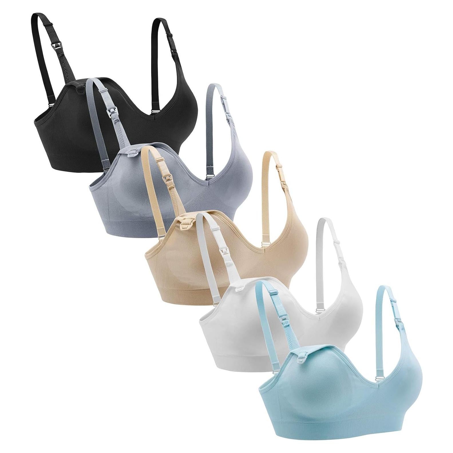 Sujetador de Lactancia Suekaphin 5pack Sin Aros Mediano