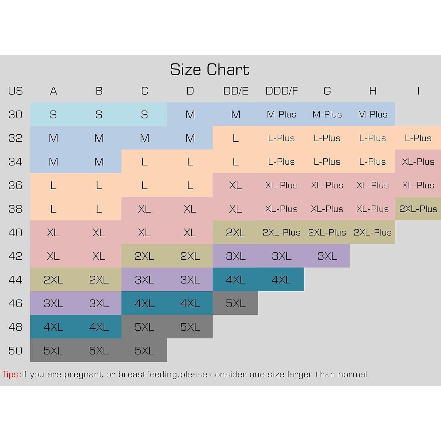 Sujetador de Lactancia Suekaphin 5pack Sin Aros Mediano